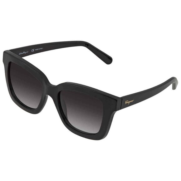 Salvatore Ferragamo Grey Ladies Sunglasses